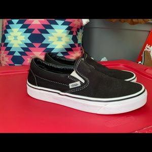 Black Slip On Vans